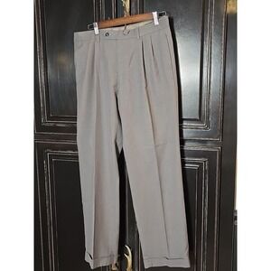 Lauren Ralph Lauren Men's 32z30 Cuffed Dress Pants, Grey
